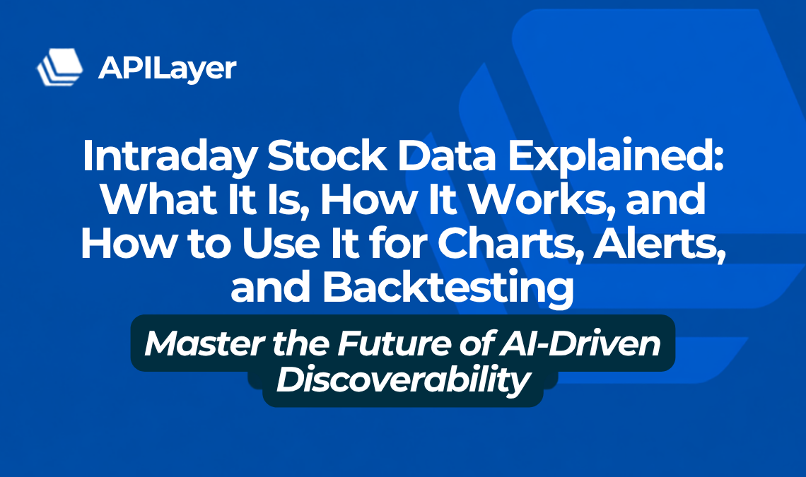Intraday stock data explained