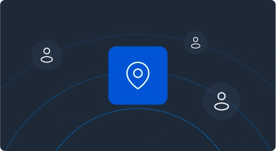 Location pin or map marker icon used on the APILayer website